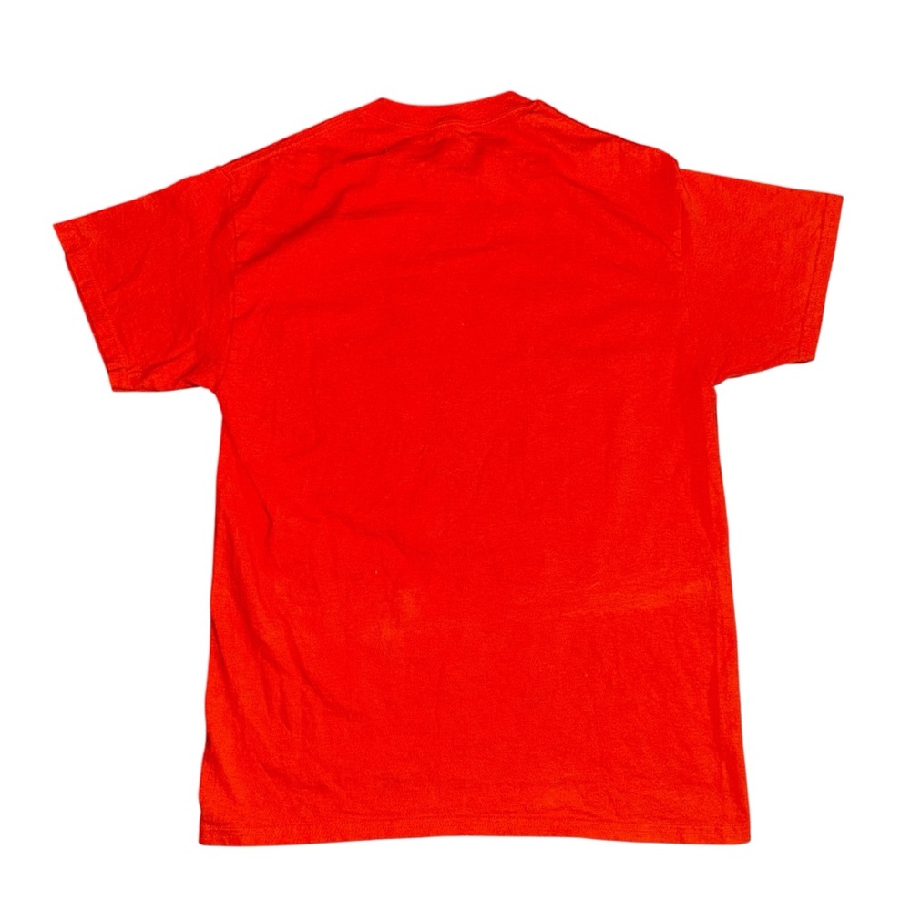 NHL Orange Edmonton Oilers Short Sleeve Tee Reworked - Picture 5 of 5